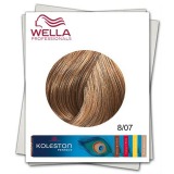 Vopsea Permanenta - Wella Professionals Koleston Perfect nuanta 8/07 blond deschis castaniu natural